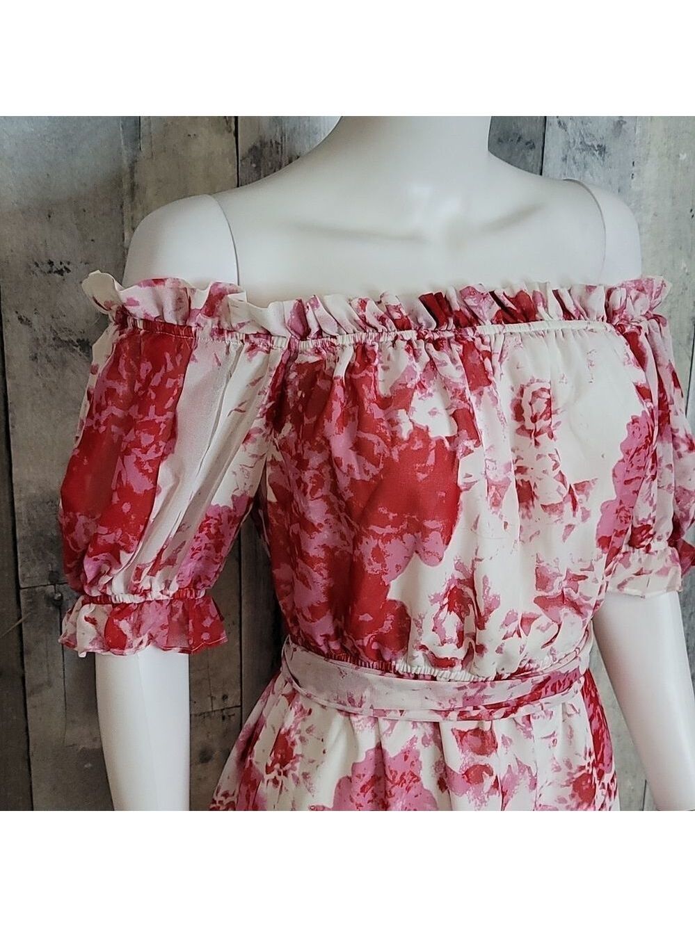 Keepsake The Label Ruffle Rose Mini Dress - Picture 4 of 13